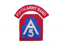 US army shop - Nášivka stará - 5.armáda • Fifth Army Band